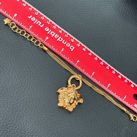 Versace Gold-Tone Brass Medusa Head Multi-Chain Bracelet, NWT - Picture 9 of 10